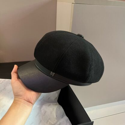 Hermes woolen new duckbill military cap - Image 3