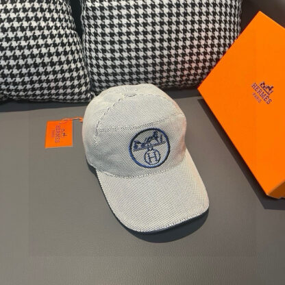 Hermès canvas baseball cap - Image 3