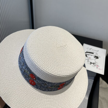 Louis Vuitton new flat straw hat - Image 3
