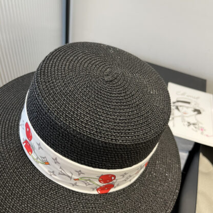 Louis Vuitton new flat straw hat - Image 3