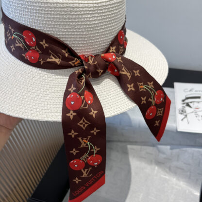 Louis Vuitton new flat straw hat - Image 3