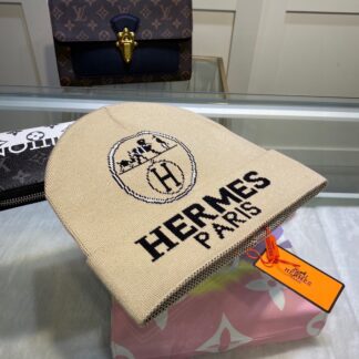 Hermès warm wool knitted hat