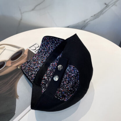 Chanel double-sided embroidered baseball cap - Image 3