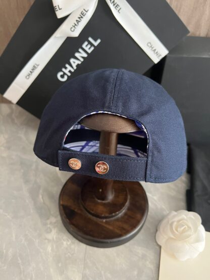 Chanel Embroidered Chunky Baseball Cap - Image 3