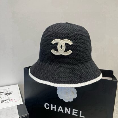 Chanel Knitted Bucket Hat - Image 2