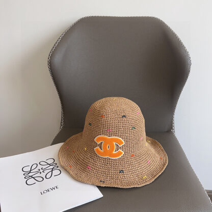 Chanel straw bucket hat - Image 2