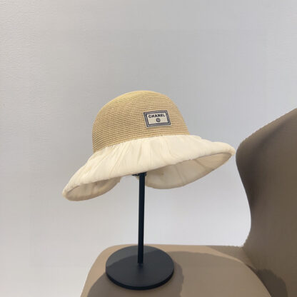 Chanel wrinkled irregular bucket hat - Image 3