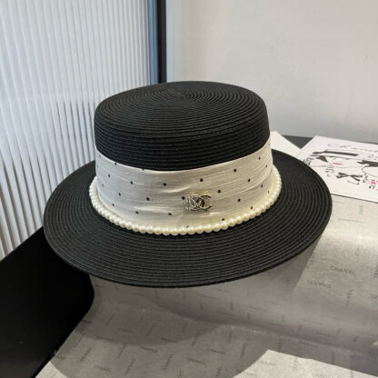Chanel Flat Top Hat - Image 3