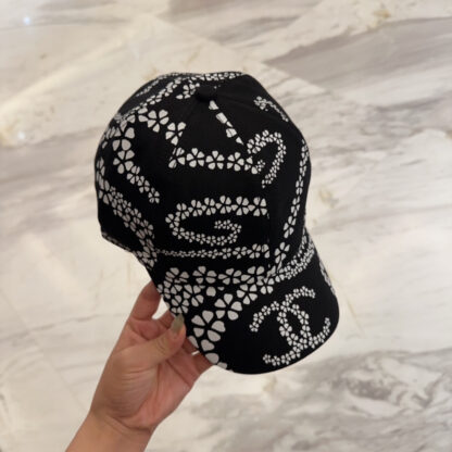 Chanel diamond hard top baseball cap - Image 3