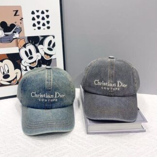 Dior casual denim simple baseball cap