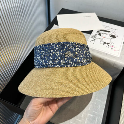 Dior Sun Straw Beach Hat - Image 4