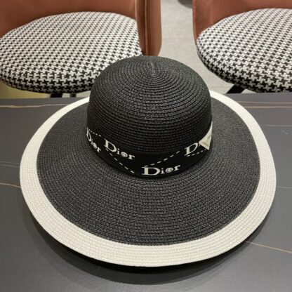 Dior colorful straw bucket hat - Image 4