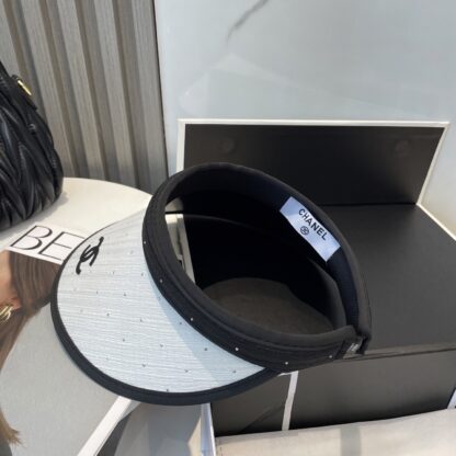 Chanel Summer Diamond Hollow Top Hat - Image 3