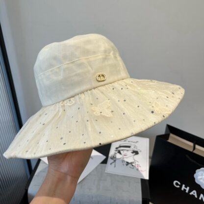 Dior ruffled sun hat - Image 4