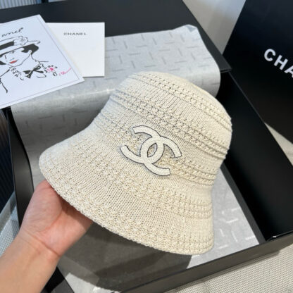 Chanel Spring/Summer Knitted Bucket Hat - Image 3