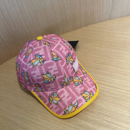 Fendi Lightweight Breathable Vintage Baseball Cap - Image 4