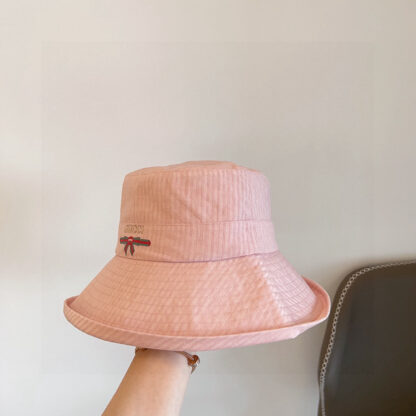 Gucci wide brim cotton and linen sunshade bucket hat - Image 3