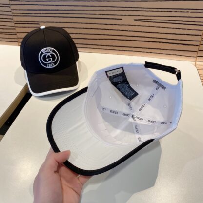 Gucci Korean version of the new British classic casual atmosphere baseball cap - Image 3