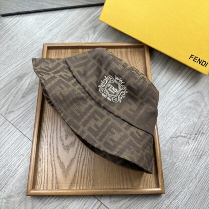 Fendi printed double embroidered bucket hat - Image 3