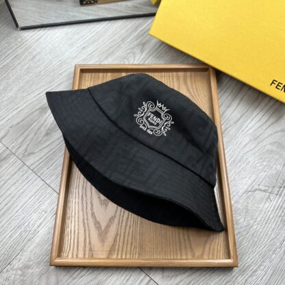 Fendi printed double embroidered bucket hat - Image 4
