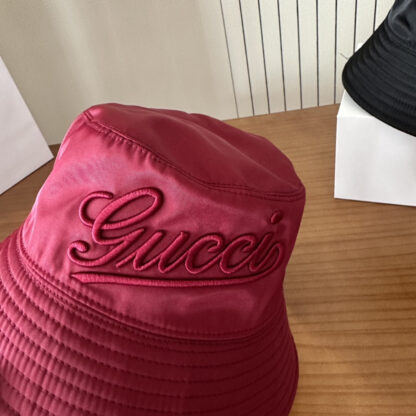 Gucci simple embroidered bucket hat - Image 3