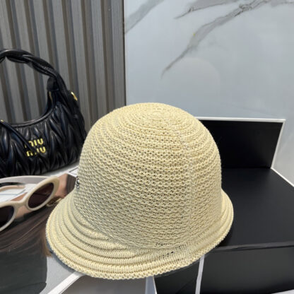 Chanel sun protection knitted bucket hat - Image 3