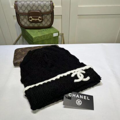 Chanel Cashmere Wool Knitted Hat - Image 3