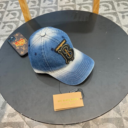 Burberry gradient denim baseball cap - Image 4