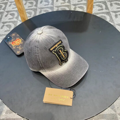 Burberry gradient denim baseball cap - Image 4