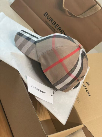 Burberry Classic Check Baseball Cap - Image 4