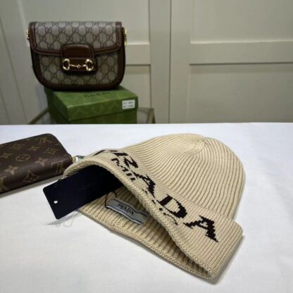 Prada wool-blend knitted hat - Image 3