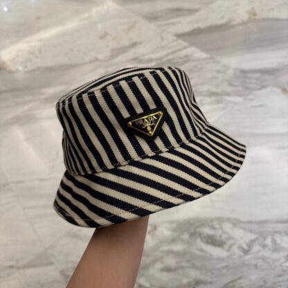 Prada classic triangle logo bucket hat - Image 3