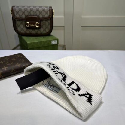 Prada wool blend knitted hat - Image 3