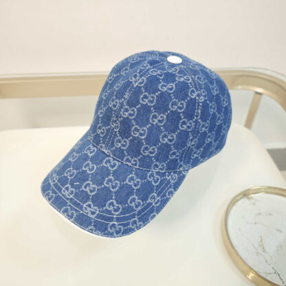 Gucci Denim Baseball Cap - Image 2