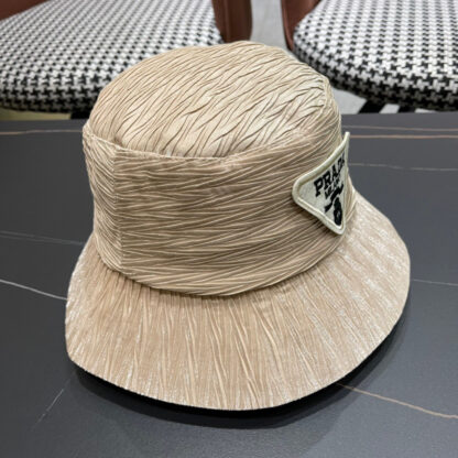 Prada large brim embroidered sun hat - Image 3