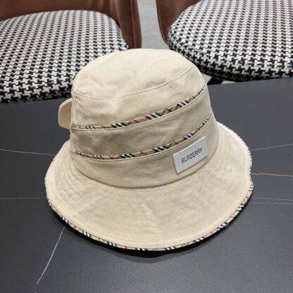 Burberry Fashion Sun Protection Bucket Hat Sun Hat - Image 4