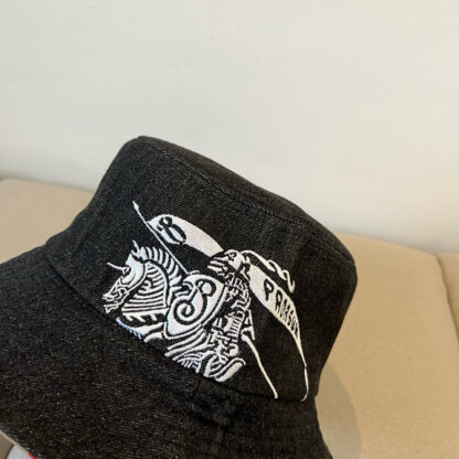 Burberry Fashion Embroidered Simple Bucket Hat - Image 4