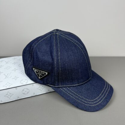 Prada classic triangle logo baseball cap - Image 3