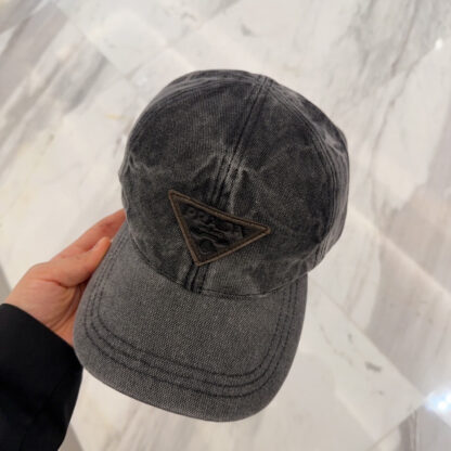 Prada embroidered letters all-match baseball cap - Image 3