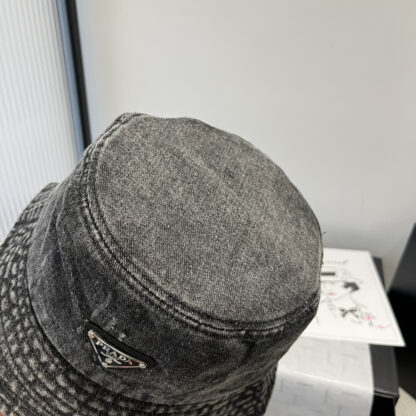Prada Denim Bucket Hat - Image 3