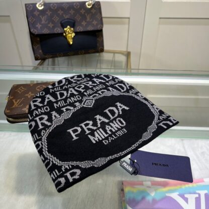 Prada wool blend knitted hat - Image 3