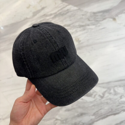 Miu Miu trendy denim baseball cap - Image 4