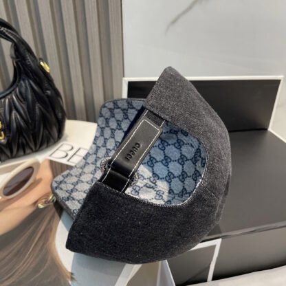 Gucci new denim baseball cap - Image 3