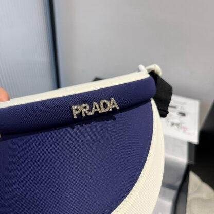 Prada new hollow top headband sun hat - Image 3