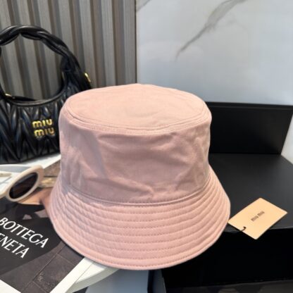 Miu Miu Simple Embroidered Bucket Hat - Image 4