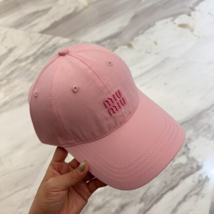 Miu Miu simple embroidered baseball cap - Image 4