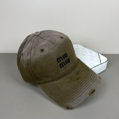 Miu Miu Simple Gradient Baseball Cap - Image 4
