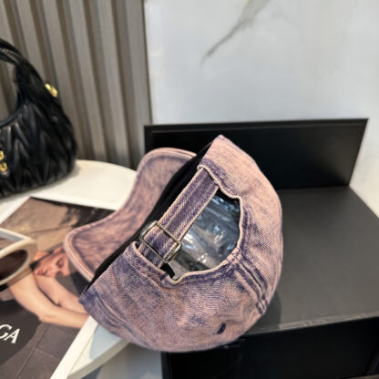 Saint Laurent Dopamine Color Simple Baseball Cap - Image 3