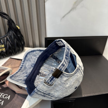 Saint Laurent Dopamine Color Simple Baseball Cap - Image 3