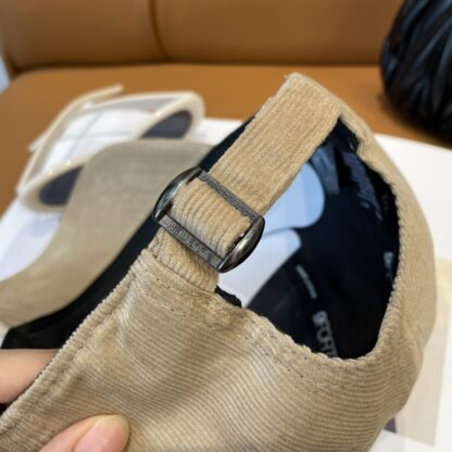 Yves Saint Laurent embroidered corduroy baseball cap - Image 3